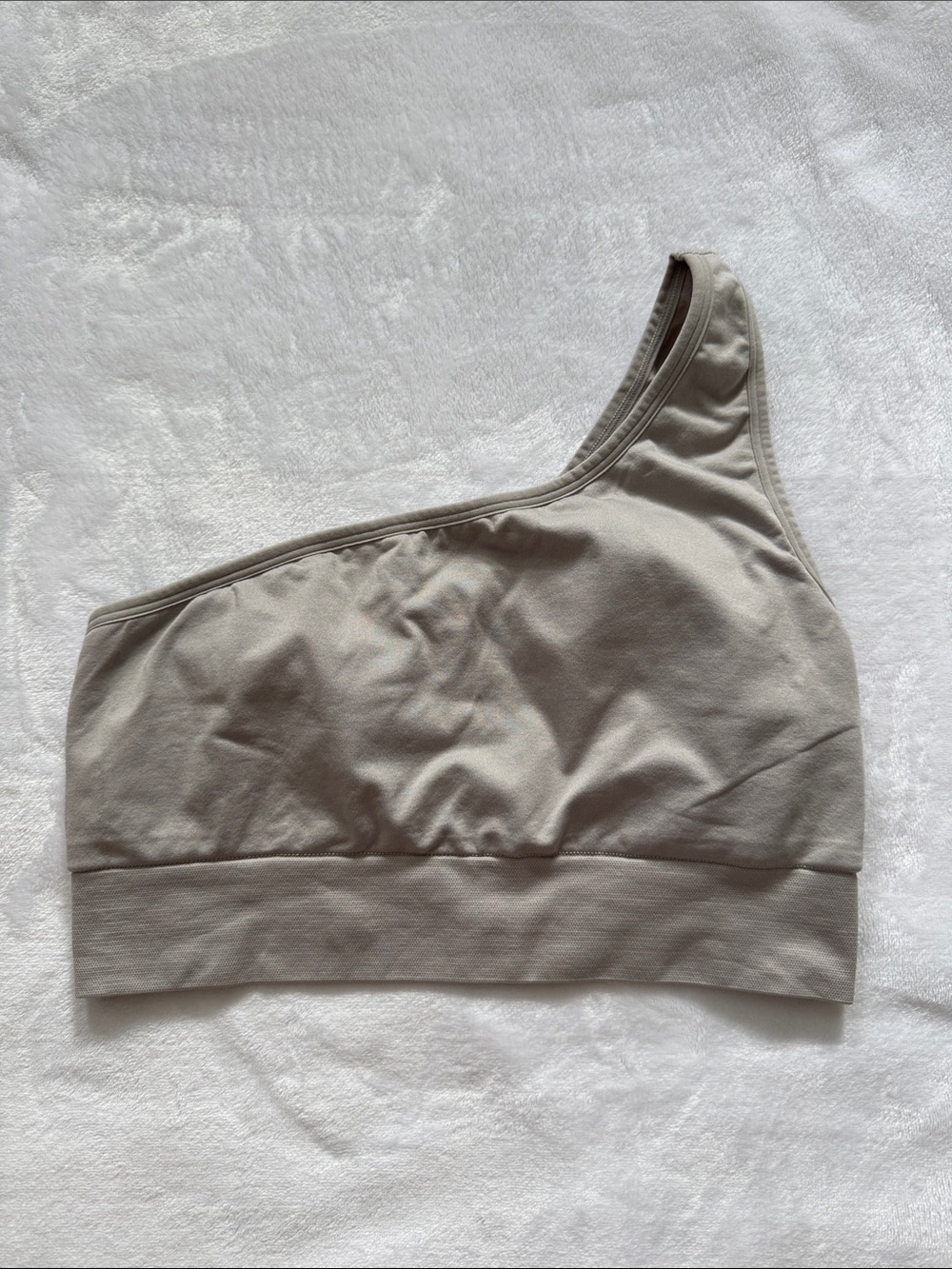 Victorias Secret Pink Sport Grey One Shoulder Bra